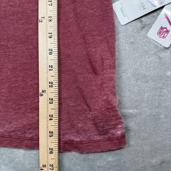 Washington Shirt Women’s Medium Red Gold NFL Sports Logo V-Neck - Picture 6 of 9